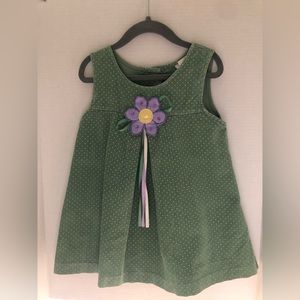 Rare, too!  Jumper dress corduroy
